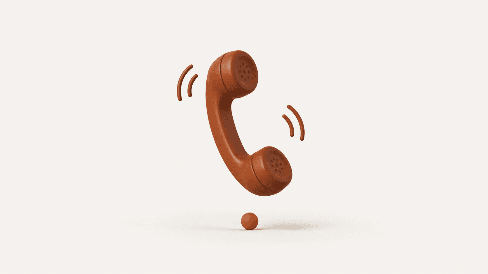 A call comes in visual