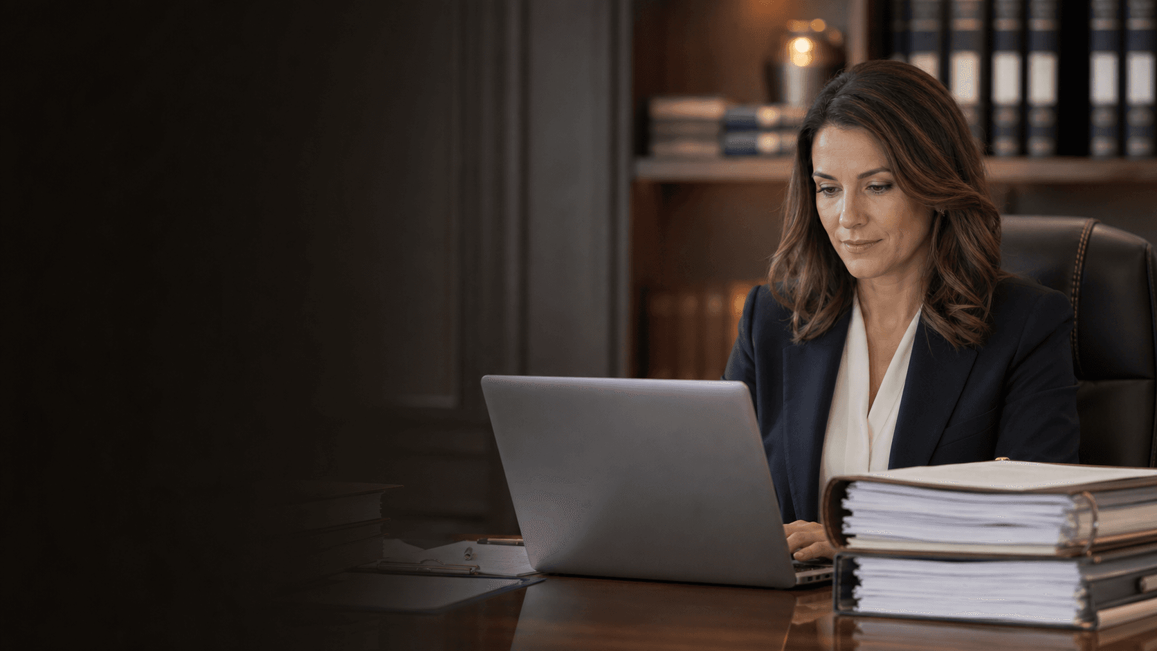 Legal professional searching firm knowledge and matter documents